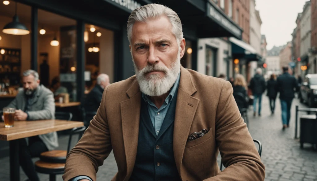 teindre la barbe en blanc
