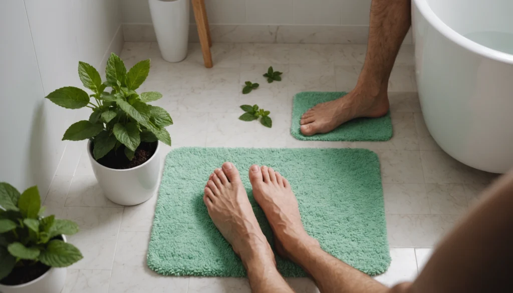 pieds qui transpire