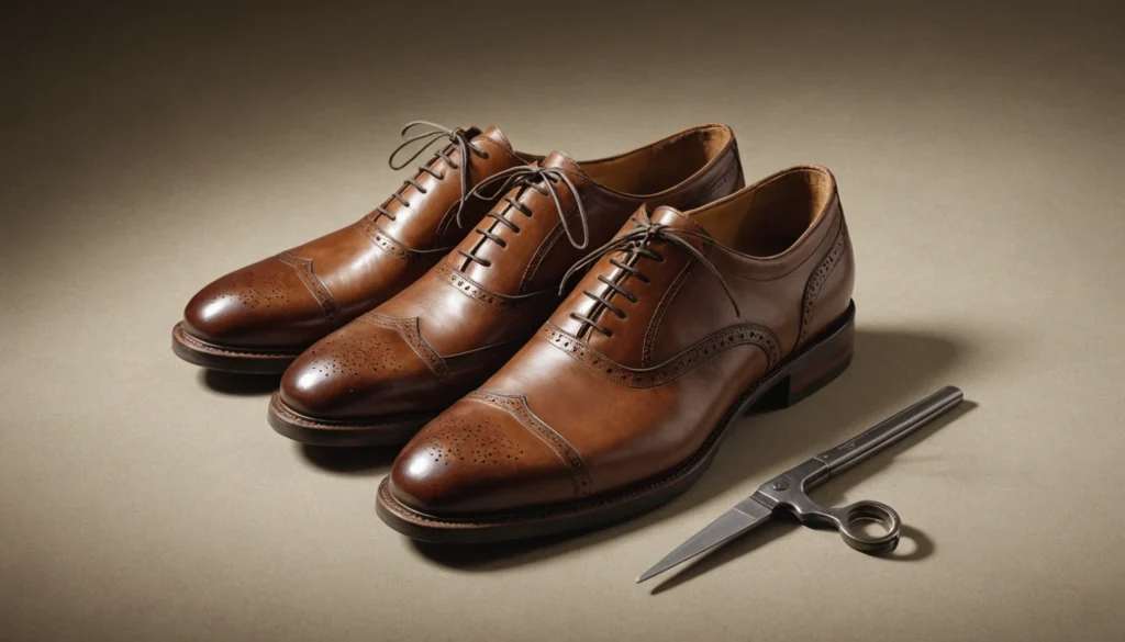 agrandir chaussure en cuir